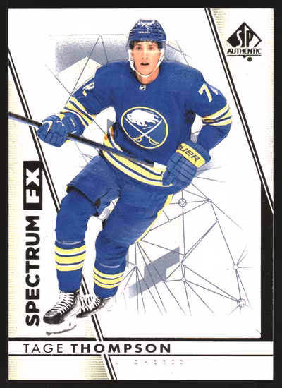 2022-23 SP Authentic Spectrum FX #S34 Tage Thompson (VV15-NHLSABRES)