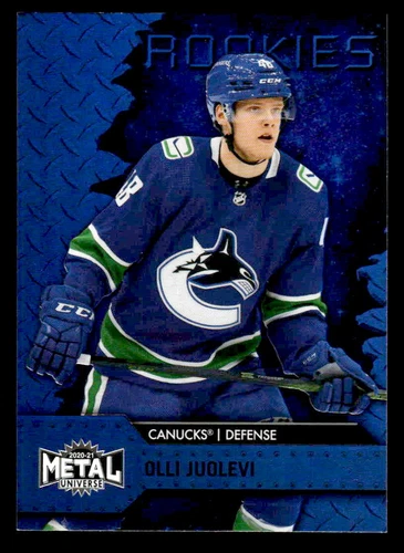 2020-21 Metal Universe Blue Spectrum #136 Olli Juolevi (VV15-NHLCANUCKS)