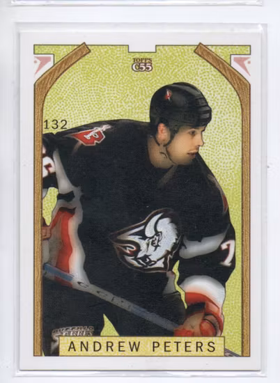 2003-04 Topps C55 #132 Andrew Peters RC (12-SS5-NHLSABRES)