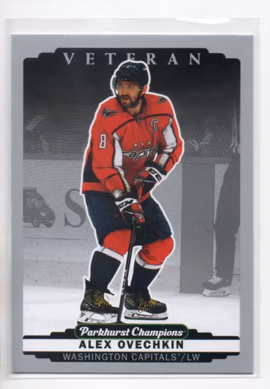 2022-23 Parkhurst Champions Silver #182 Alex Ovechkin (25-SS5-NHLCAPITALS)