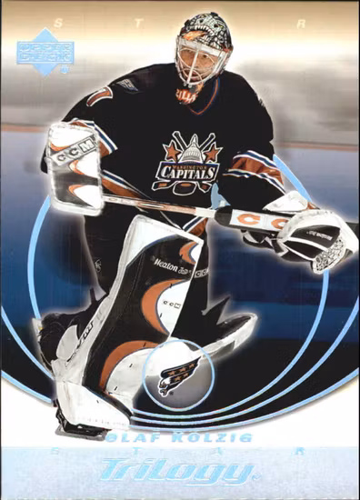 2003-04 Upper Deck Trilogy #100 Olaf Kolzig (15-SS4-NHLCAPITALS)
