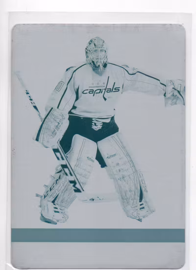 2013-14 Upper Deck Trilogy Printing Plates Cyan #97 Braden Holtby (300-SS4-NHLCAPITALS)