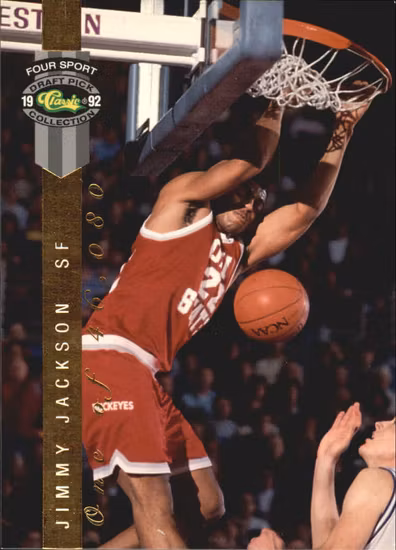1992 Classic Four Sport LPs #LP9 Jimmy Jackson (10-SS5-NBAOTHERS)