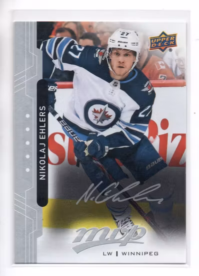 2018-19 Upper Deck MVP Silver Script #127 Nikolaj Ehlers (12-RR11-NHLJETS)