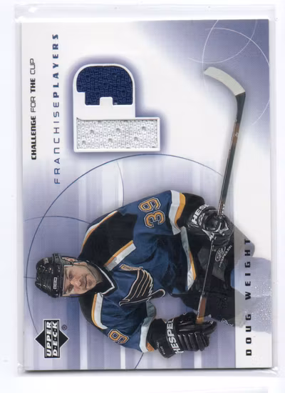 2001-02 UD Challenge for the Cup Jerseys #FPDW Doug Weight (40-SS6-NHLBLUES)