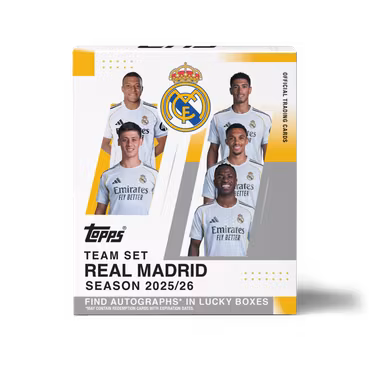 2025-26 Topps Real Madrid Team Set (Deck Box)
