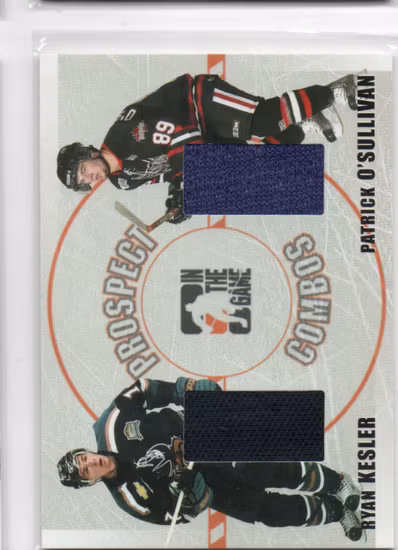2004-05 ITG Heroes and Prospects Combos #11 Patrick O'Sullivan Ryan Kesler (100-SS11-NHLOTHERS)