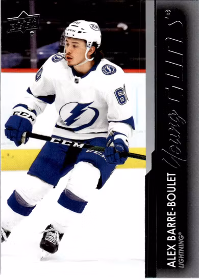 2021-22 Upper Deck #241 Alex Barre-Boulet YG RC (30-SS9-NHLLIGHTNING)