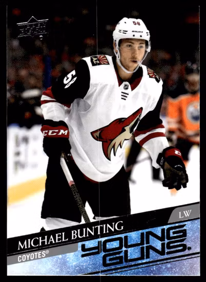 2020-21 Upper Deck #727 Michael Bunting YG RC (60-SS9-NHLCOYOTES)