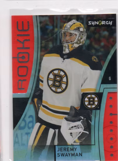 2021-22 Synergy Red Codes #85 Jeremy Swayman (40-SS15-NHLBRUINS)