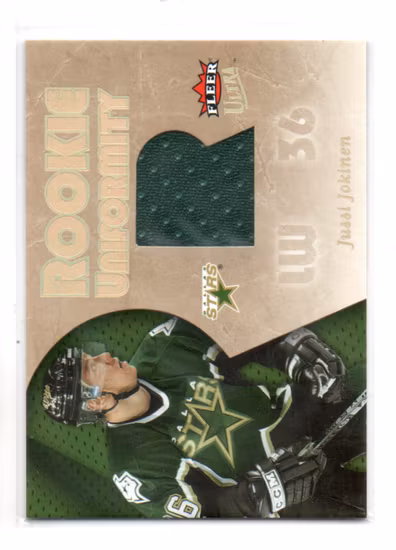 2005-06 Ultra Rookie Uniformity Jerseys #RUJJ Jussi Jokinen (50-SS1-NHLSTARS)