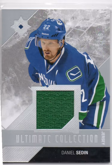 2014-15 Ultimate Collection #61 Daniel Sedin JSY (50-B11-NHLCANUCKS)