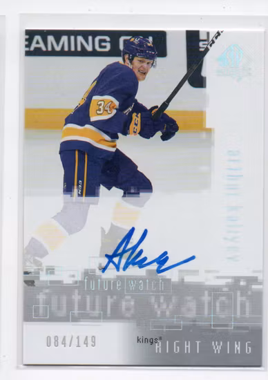 2020-21 SP Authentic '00-01 Retro Future Watch Autographs #RAK Arthur Kaliyev (200-B14-NHLKINGS)