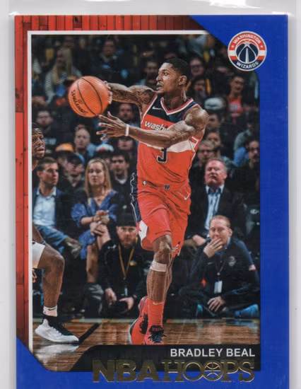 2018-19 Hoops Blue #9 Bradley Beal (12-SS13-NBAWIZARDS)