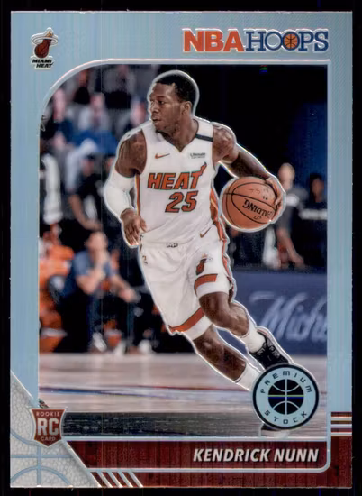 2019-20 Hoops Premium Stock Prizms Silver #250 Kendrick Nunn (15-SS7-NBAHEAT)