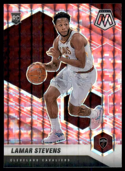 2020-21 Panini Mosaic Mosaic Camo Pink #238 Lamar Stevens (20-SS3-NBACAVALIERS)