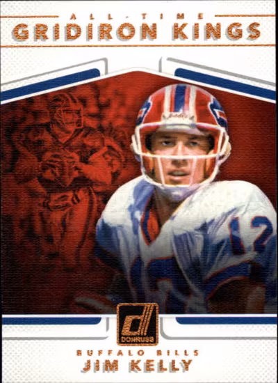2017 Donruss All Time Gridiron Kings #17 Jim Kelly (15-SS7-NFLBILLS)