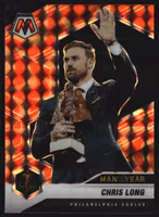 2021 Panini Mosaic Mosaic Reactive Orange #271 Chris Long MOY (12-OO11-NFLEAGLES)