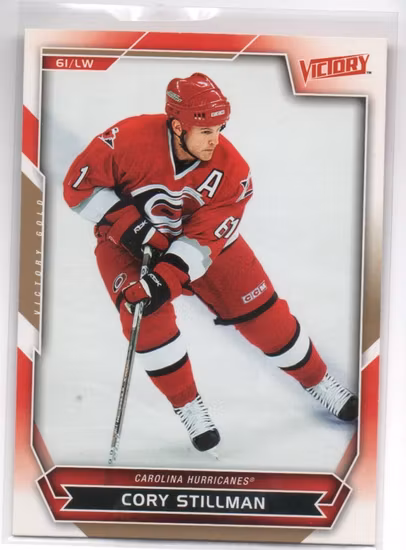 2007-08 Upper Deck Victory Gold #83 Cory Stillman (25-RR15-NHLHURRICANES)