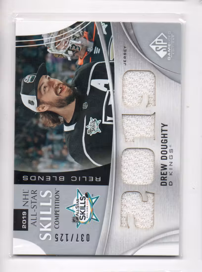 2018-19 SP Game Used '18 All Star Skills Relic Blends #ASRBDD Drew Doughty (40-SS6-NHLKINGS)