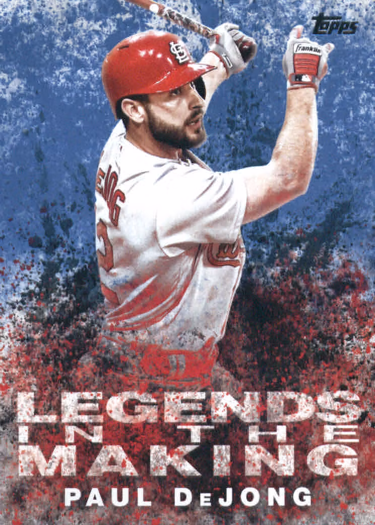 2018 Topps Update Legends in the Making Blue #LITM27 Paul DeJong (12-OO11-MLBCARDINALS)