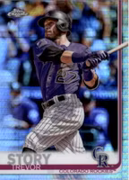 2019 Topps Chrome Prism Refractors #183 Trevor Story (15-SS3-MLBROCKIES)