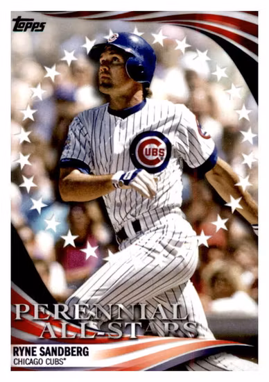 2019 Topps Update Perennial All Stars #PAS23 Ryne Sandberg (10-OO11-MLBCUBS)