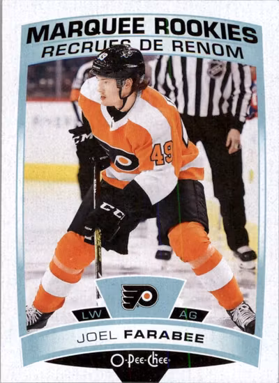 2019-20 O-Pee-Chee #613 Joel Farabee RC (15-SS14-NHLFLYERS)