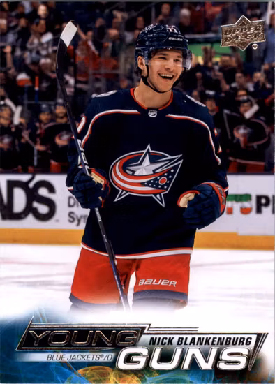 2022-23 Upper Deck #202 Nick Blankenburg YG RC (25-SS9-NHLBLUEJACKETS)