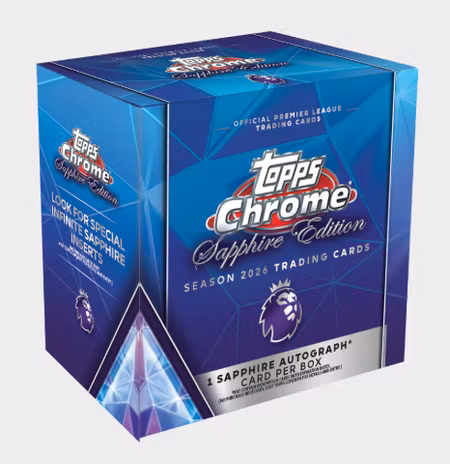 2026 Topps Chrome Premier League (Sapphire Edition)