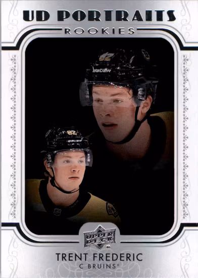 2019-20 Upper Deck UD Portraits #P70 Trent Frederic (10-SS14-NHLBRUINS)