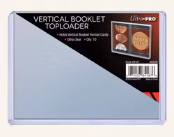 Ultra Pro Toploaders 35pt Colored Border - Vertical Booklet Card TOPLOADER® (10ct)