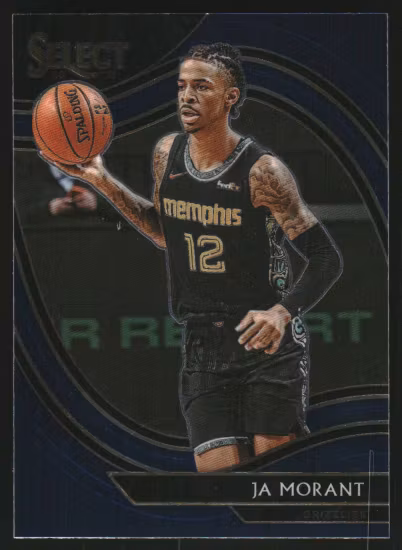 2020-21 Select Blue Retail #255 Ja Morant (30-OO11-NBAGRIZZLIES)