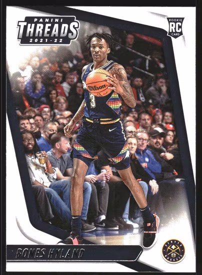 2021-22 Panini Chronicles #78 Bones Hyland RC Threads (10-RR2-NBANUGGETS)