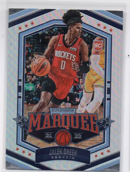 2021-22 Panini Chronicles #366 Jalen Green Marquee (15-OO3-NBAROCKETS)