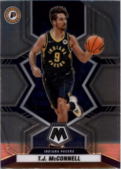 2021-22 Panini Mosaic #172 T.J. McConnell (5-RR13-NBAPACERS)