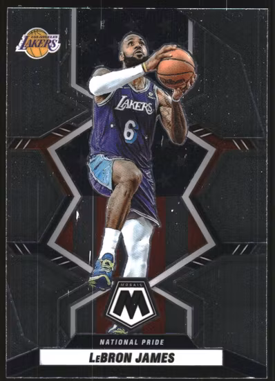 2021-22 Panini Mosaic #246 LeBron James NP (20-RR13-NBALAKERS)