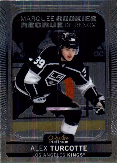 2021-22 O-Pee-Chee Platinum #276 Alex Turcotte RC (10-SS12-NHLKINGS)