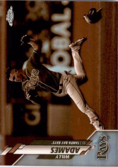 2020 Topps Chrome Sepia Refractors #179 Willy Adames (15-SS7-MLBRAYS)