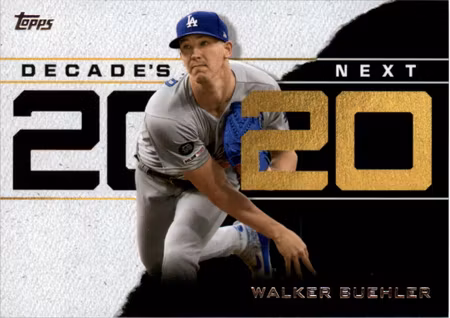 2020 Topps Decade's Next #DN17 Walker Buehler (12-SS7-MLBDODGERS)