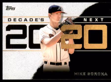 2020 Topps Decade's Next #DN30 Mike Soroka (10-SS7-MLBBRAVES)