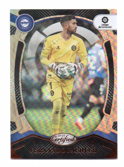 2021-22 Panini Chronicles La Liga #148 Fernando Pacheco Certified (10-RR4-ALAVES)