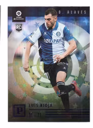 2021-22 Panini Chronicles La Liga Purple Astro #25 Luis Rioja Panini (20-RR4-ALAVES)
