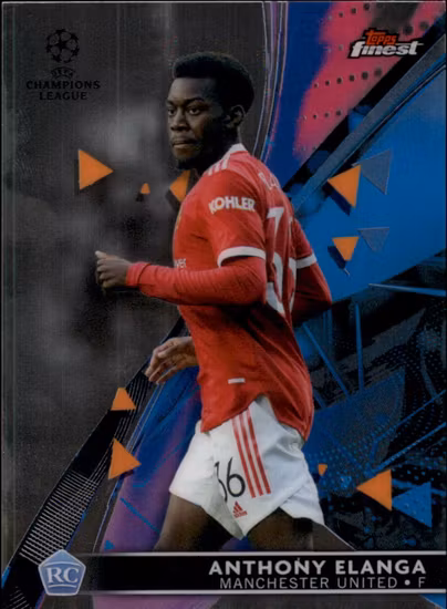 2021-22 Finest UEFA Champions League #2 Anthony Elanga (10-OO13-MANCHESTERUNITED)