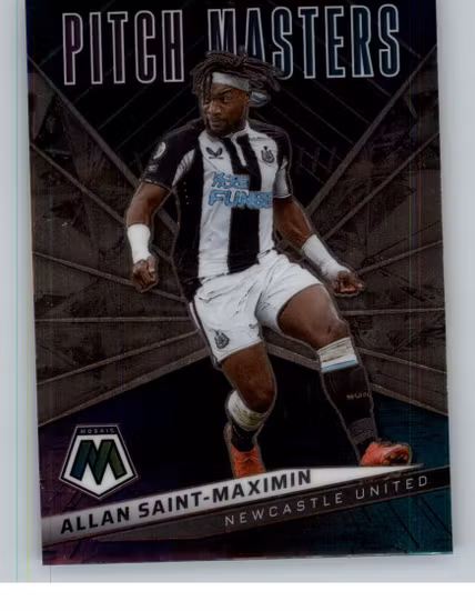 2021-22 Panini Mosaic English Premier League Pitch Masters #19 Allan Saint-Maximin (15-RR12-NEWCASTLE)