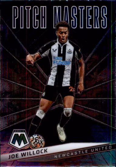 2021-22 Panini Mosaic English Premier League Pitch Masters #28 Joe Willock (15-RR12-NEWCASTLE)