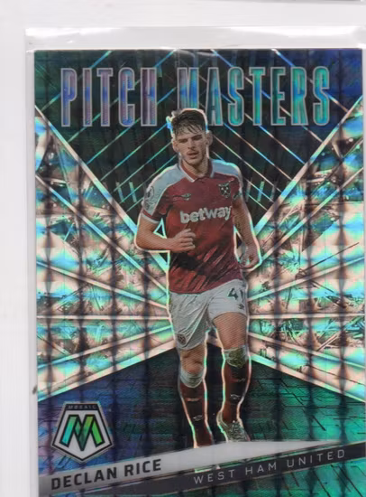 2021-22 Panini Mosaic English Premier League Pitch Masters Mosaic #9 Declan Rice (15-RR7-WESTHAM)