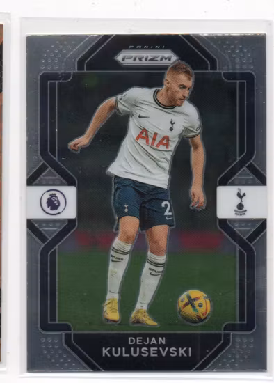 2022-23 Panini Chronicles English Premier League #228 Dejan Kulusevski Prizm (15-RR3-TOTTENHAM)