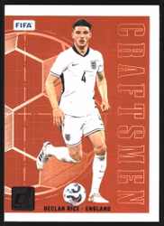 2024-25 Donruss Craftsmen #16 Declan Rice (15-OO13-ENGLAND)