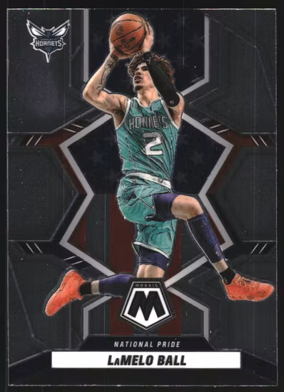 2021-22 Panini Mosaic #251 LaMelo Ball NP (10-RR13-NBAHORNETS)